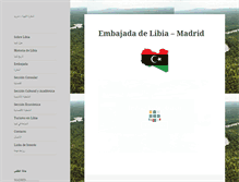 Tablet Screenshot of embajadadelibia.com